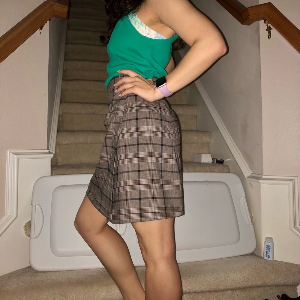 Cremieux plaid skirt